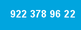 922 378 96 22 922 378 96 22